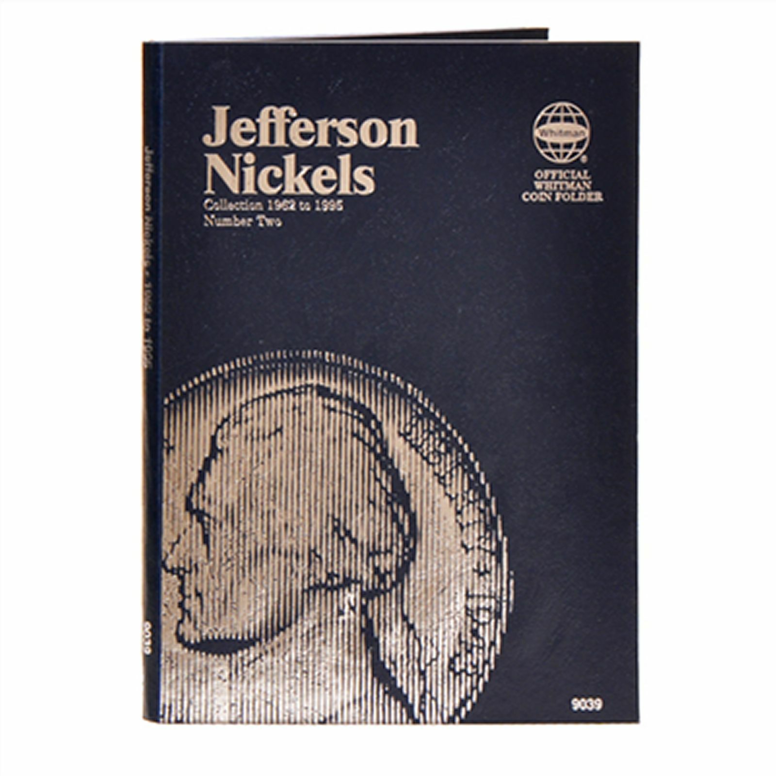 Whitman Blue Coin Folder 9039 #2 Jefferson Nickel 1962 - 1995  Album / Book