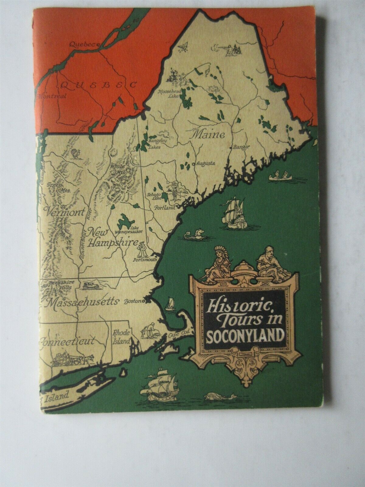 1925 Standard Oil Ad Booklet Guide Historic Tours In Soconyland Ny New England
