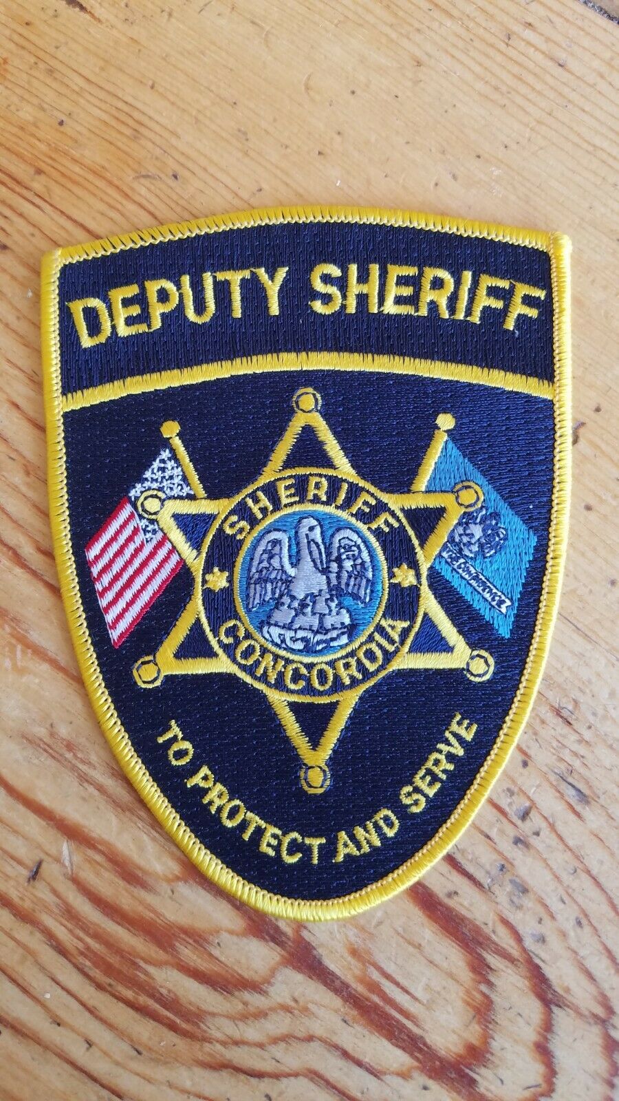 Collectible Deputy Sheriff Concordia Patch Louisiana  Large 5.25"x4"