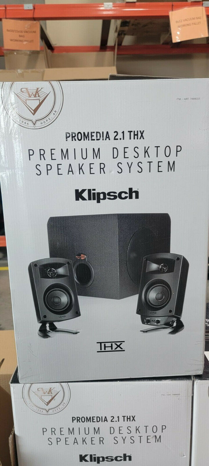 Klipsch Promedia 2.1 Thx Certified Desktop Computer Speaker System W/ Subwoofer