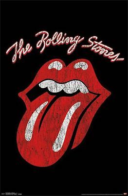 Rolling Stones - Classic Tongue Logo Poster - 22x34 Jagger Music 14377