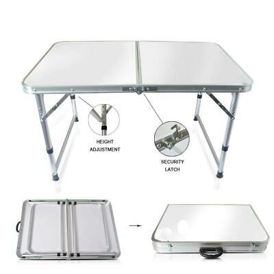 Aluminum Folding Table 4'portable Indoor Outdoor Picnic Party Camping Tables New