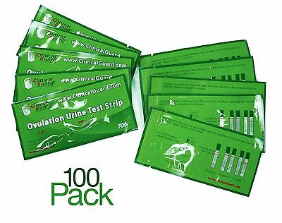 Pack Of 100 Lh Ovulation Test Strips - Fda Approved From Us