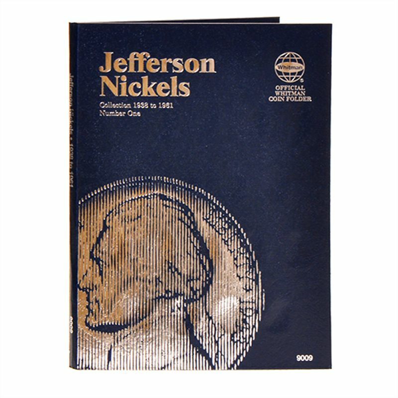 Whitman Coin Folder 9009 Jefferson Nickel #1 1938-1961  Album / Book   5 Cent