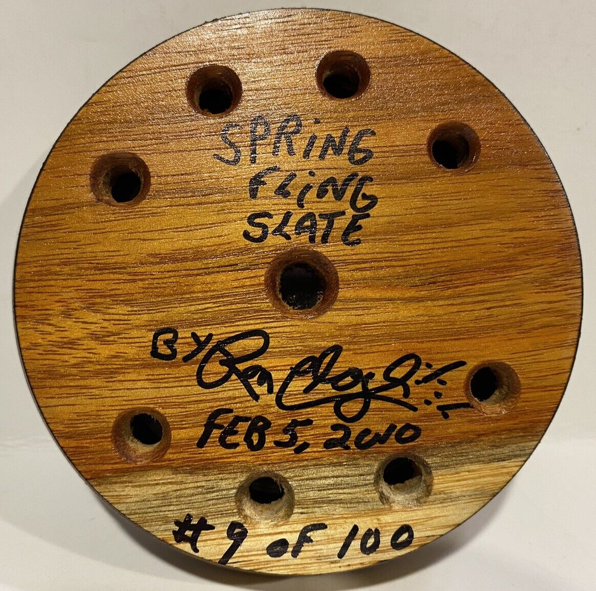 Spring Fling Slate By Ron Clough 2010 #9/100 Slate Friction Turkey Call Pot Only