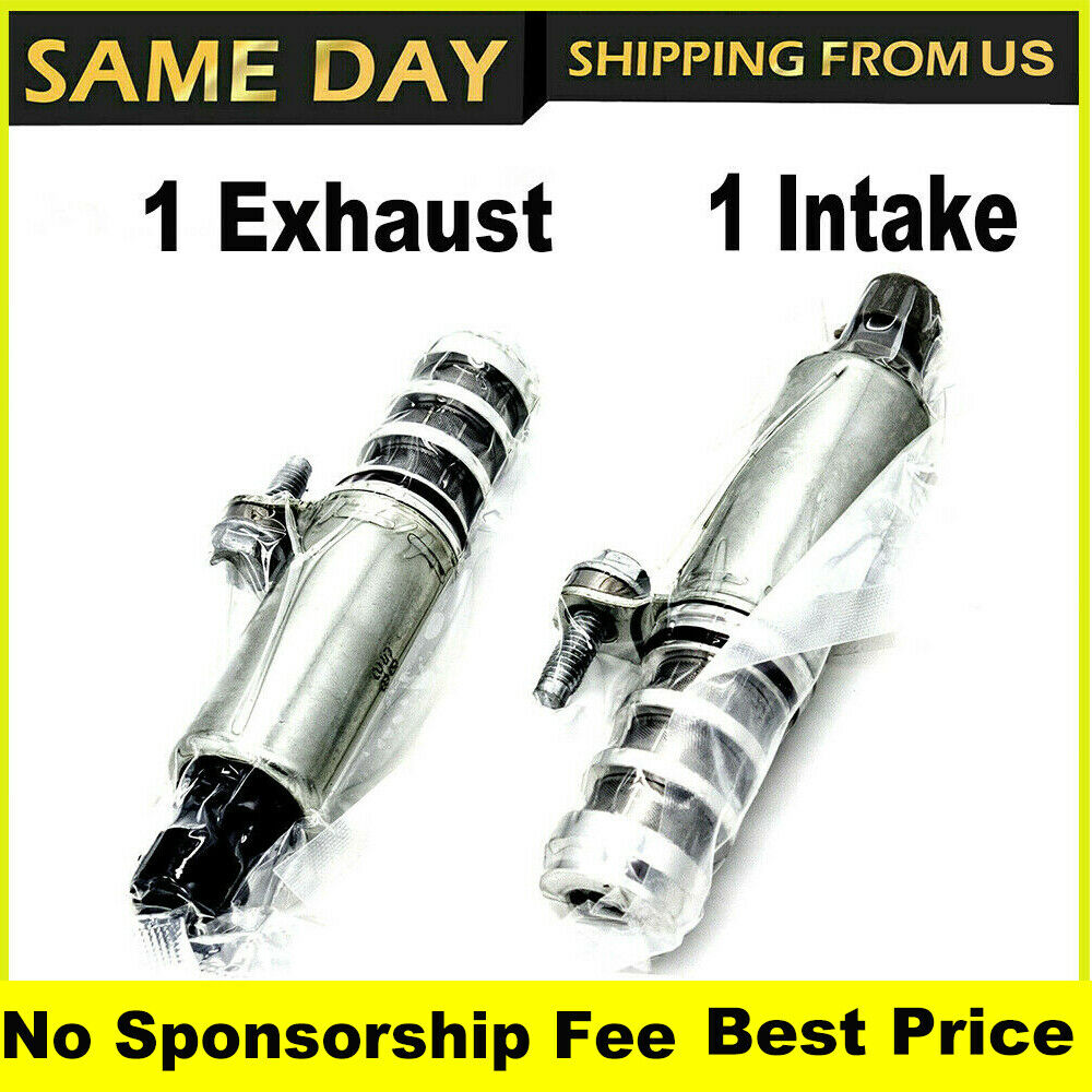 2 Intake & Exhaust Camshaft Position Actuator Solenoid Valve For Chevy Gm Buick