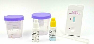 2 X Male Fertility Sperm Concentration Test/tests, Active Count Kit