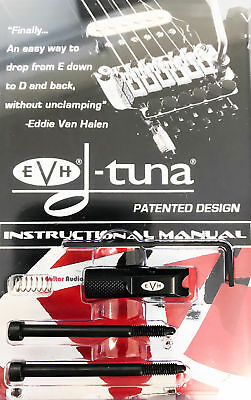 Evh Van Halen Black D-tuna Drop Tuner For Locking Trem Floyd Rose Tremolo Dt100b